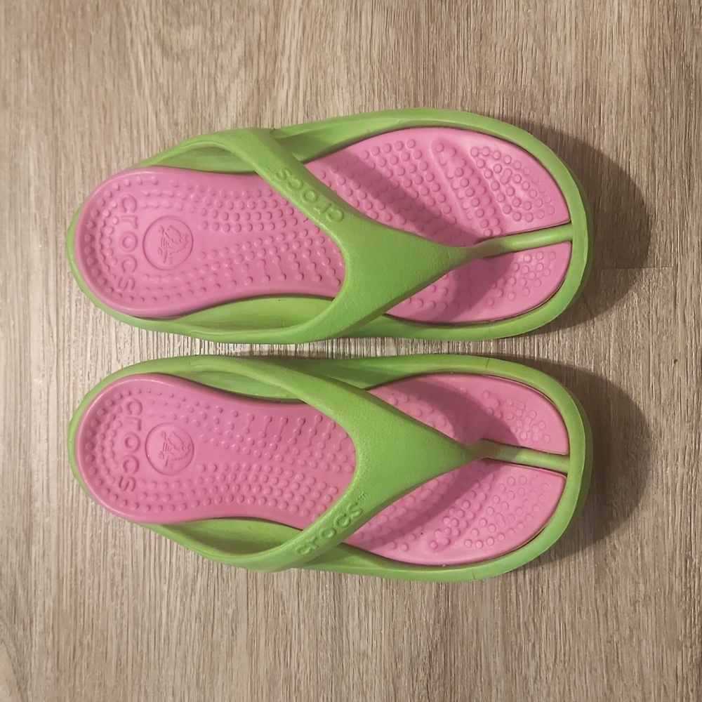 Girls Crocs Flip Flops